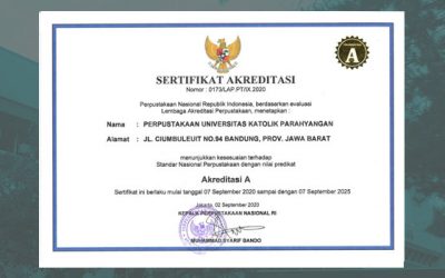 Perpustakaan Unpar Raih Akreditasi A